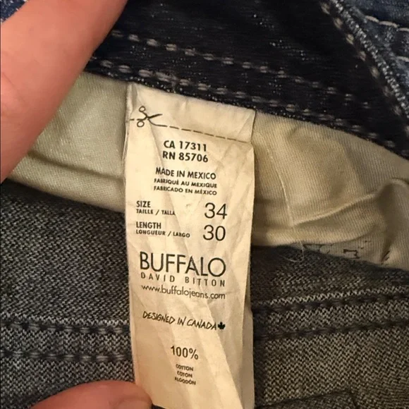 Buffalo David Bitton Men's Blue Jeans - Picture 3 of 8